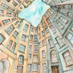 Joanna Rzeźnik - Studnia - akwarela, 24x32cm, 2020r - mini