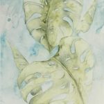 Joanna Rzeźnik - Monstera - kompozycja nr3 - 18x24cm, 2020 r