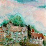 Joanna Rzeźnik - Lato - Cykl Kartki Pamiętnika - Szkicownik, tech własna, akwarela 14 x 21 cm, 2020 r