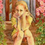 Joanna Rzeznik Malwa akwarela, papier 300g, 29,5 x 23,5, 2021