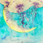 Joanna Rzeznik Meduzy Cykl Basniowe swiaty akwarela Papier 250m2g 20,5 x 29,5 2021